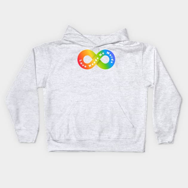 Autism Infinity Symbol Kids Hoodie by yphien